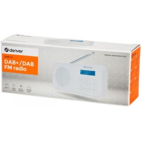 Denver DAB-42 Φορητό Ραδιόφωνο Ρεύματος / Μπαταρίας DAB+ Λευκό