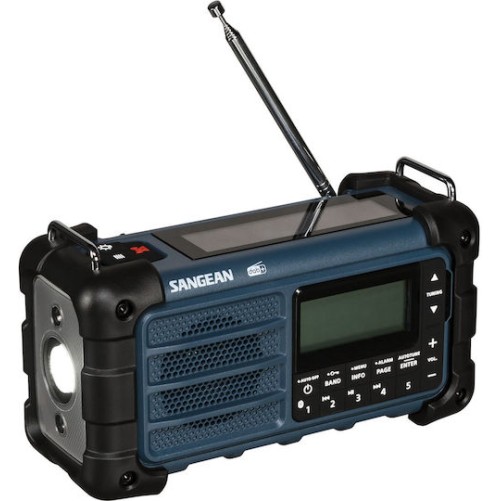 Sangean MMR-99 Φορητό Ραδιόφωνο Ηλιακό DAB Μπλε