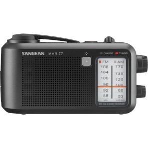 Sangean MMR-77 Φορητό Ραδιόφωνο Μπαταρίας Μαύρο