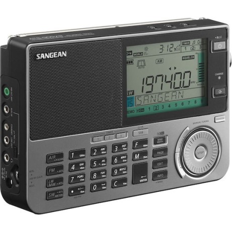 Sangean ATS-909X2 Φορητό Ραδιόφωνο Επαναφορτιζόμενο Μαύρο