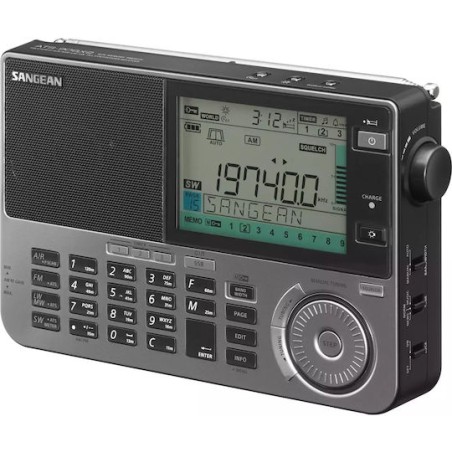Sangean ATS-909X2 Φορητό Ραδιόφωνο Επαναφορτιζόμενο Μαύρο