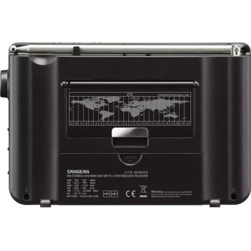 Sangean ATS-909X2 Φορητό Ραδιόφωνο Επαναφορτιζόμενο Μαύρο