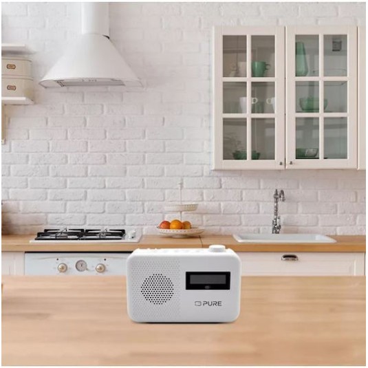 Pure Elan One 2 Φορητό Ραδιόφωνο Ρεύματος / Μπαταρίας DAB+ με Bluetooth Λευκό