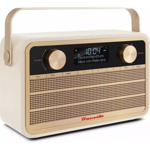 Technisat Transita 120 Retro Φορητό Ραδιόφωνο DAB+ Μπεζ