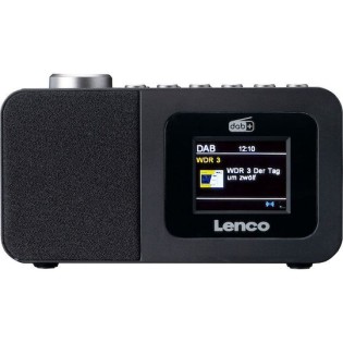 Lenco CR-625BK Επιτραπέζιο Ραδιόφωνο Επαναφορτιζόμενο DAB+ Μαύρο