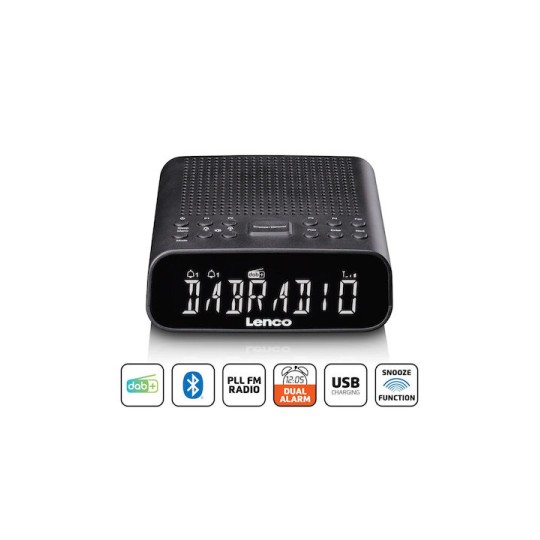 Lenco Επιτραπέζιο Ρολόι CR-606BK
