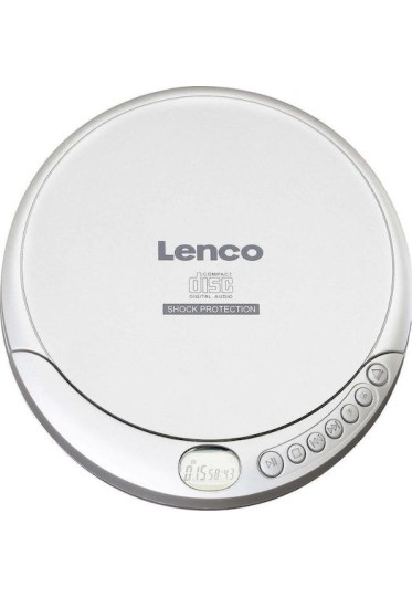 Lenco Φορητό Ηχοσύστημα με CD Ασημί
