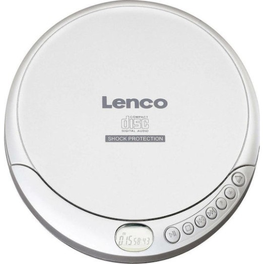 Lenco Φορητό Ηχοσύστημα με CD Ασημί