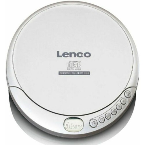 Lenco Φορητό Ηχοσύστημα με CD Ασημί