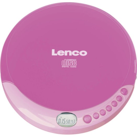Lenco Φορητό Ηχοσύστημα με CD Ροζ