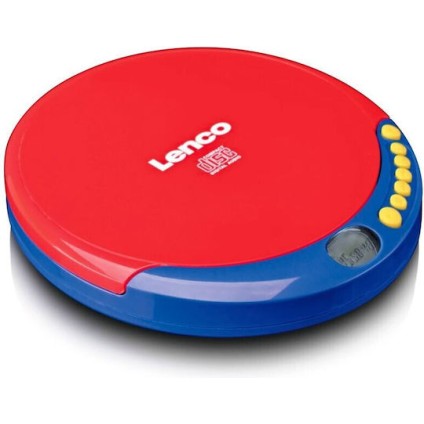 Lenco Φορητό Ηχοσύστημα CD-021KIDS με CD σε Κόκκινο Χρώμα