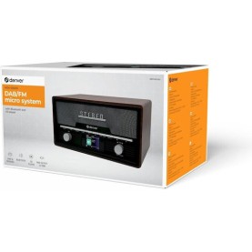 Denver MDA-525DW Retro Επιτραπέζιο Ραδιόφωνο DAB+ με Bluetooth και USB Καφέ