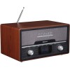 Denver MDA-525DW Retro Επιτραπέζιο Ραδιόφωνο DAB+ με Bluetooth και USB Καφέ