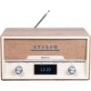 Denver MDA-525LW Retro Επιτραπέζιο Ραδιόφωνο DAB με Bluetooth Καφέ