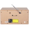 Denver MDA-525LW Retro Επιτραπέζιο Ραδιόφωνο DAB με Bluetooth Καφέ