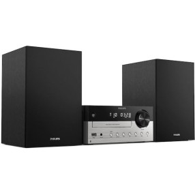 Philips Ηχοσύστημα 2.0 Micro Music System TAM4205M2/12 80W με CD Player και Bluetooth Διάφανο