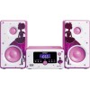 Lenco Ηχοσύστημα 2.0 MC-020 MC-020P 10W με Digital Media Player, WiFi και Bluetooth Ροζ