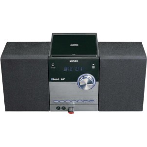 Lenco Ηχοσύστημα 2.0 MC-150 MC-150 20W με CD Player και Bluetooth Μαύρο