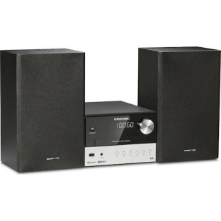 Grundig Ηχοσύστημα 2.0 CMS 3000 BT GLR7640 30W με CD Player και Bluetooth Μαύρο