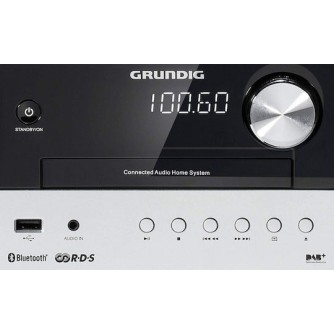 Grundig Ηχοσύστημα 2.0 CMS 3000 BT GLR7640 30W με CD Player και Bluetooth Μαύρο