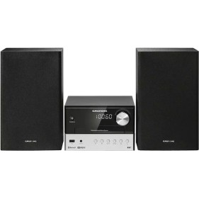 Grundig Ηχοσύστημα 2.0 CMS 3000 BT GLR7640 30W με CD Player και Bluetooth Μαύρο