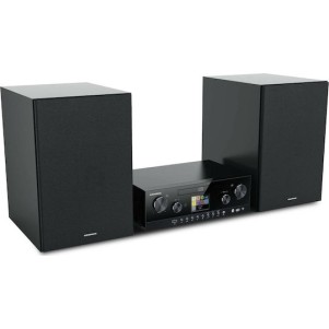 Grundig Ηχοσύστημα 2.0 CMS 5000 BT GHF1030 100W με Digital Media Player, WiFi και Bluetooth Μαύρο