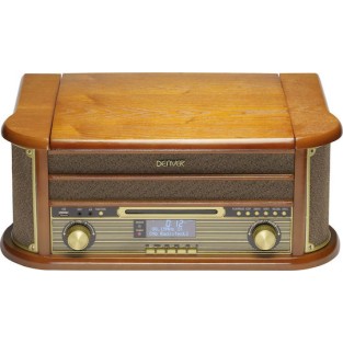 Denver MRD-51 111201210000 Πικάπ με Προενίσχυση και Ενσωματωμένα Ηχεία Καφέ