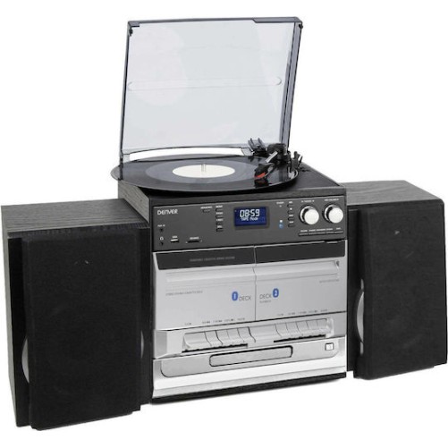Denver MRD-166 111201200160 Πικάπ με Direct Drive, Προενίσχυση και Ενσωματωμένα Ηχεία Μαύρο