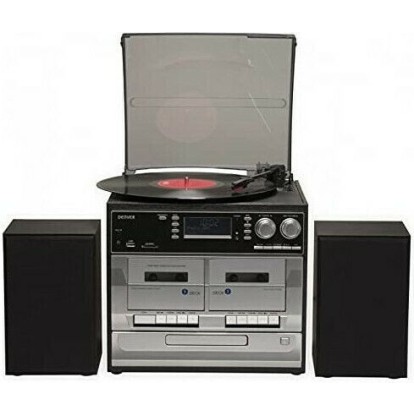 Denver MRD-166 111201200160 Πικάπ με Direct Drive, Προενίσχυση και Ενσωματωμένα Ηχεία Μαύρο