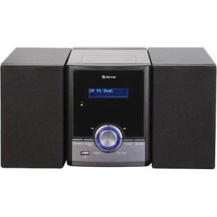 Denver Ηχοσύστημα 2.0 MDA-285 111161100170 50W με CD Player και Bluetooth Μαύρο
