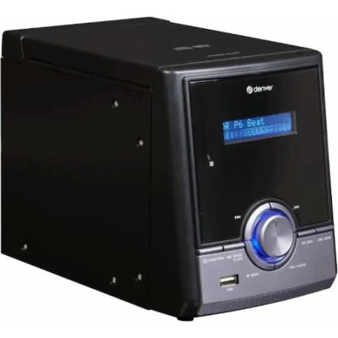 Denver Ηχοσύστημα 2.0 MDA-285 111161100170 50W με CD Player και Bluetooth Μαύρο