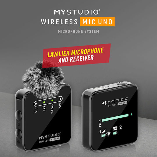 EasyPix MyStudio Ασύρματο Μικρόφωνο Πέτου, Clip On