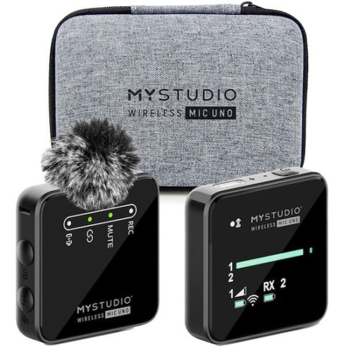 EasyPix MyStudio Ασύρματο Μικρόφωνο Πέτου, Clip On