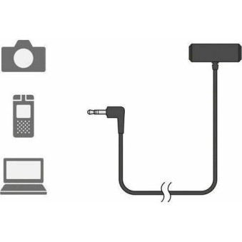 Sony ECM-LV1 Πυκνωτικό Μικρόφωνο 3.5mm Πέτου, Clip On Δημοσιογραφικό