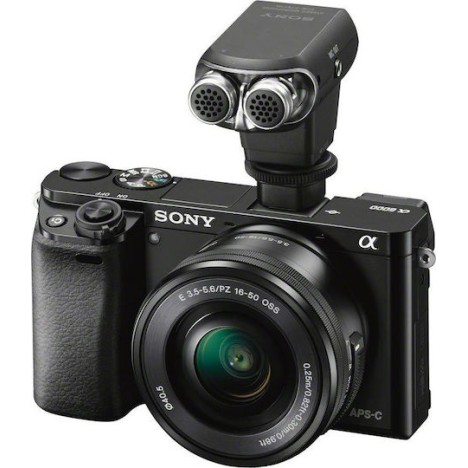 Sony ECM-XYST1M Πυκνωτικό Μικρόφωνο 3.5mm Shock Mounted για Κάμερα