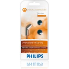 Philips LFH9171 Πυκνωτικό Μικρόφωνο 3.5mm Clip On για Κινητό σε Ασημί Χρώμα