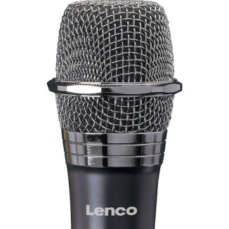 Lenco MCW-011BK Ασύρματο Δυναμικό Μικρόφωνο Χειρός για Φωνητικά
