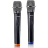 Lenco Μικρόφωνο Karaoke Ασύρματο MCW-020BK Set of 2 MCW-020BK Μαύρο
