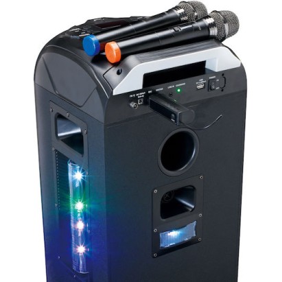 Lenco Μικρόφωνο Karaoke Ασύρματο MCW-020BK Set of 2 MCW-020BK Μαύρο