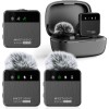 EasyPix MyStudio MIC DUO Σετ Ασύρματο Δυναμικό Μικρόφωνο Πέτου, Clip On για Φωνητικά