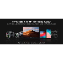 EasyPix MyStudio MIC DUO Σετ Ασύρματο Δυναμικό Μικρόφωνο Πέτου, Clip On για Φωνητικά