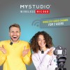 EasyPix MyStudio MIC DUO Σετ Ασύρματο Δυναμικό Μικρόφωνο Πέτου, Clip On για Φωνητικά