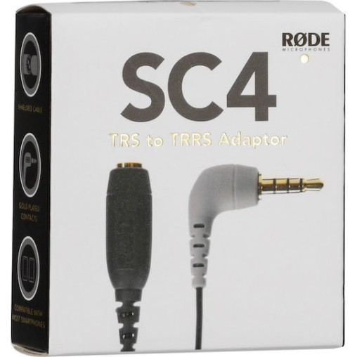 Rode SC4 Μετατροπέας 3.5mm male σε 3.5mm female 1τμχ