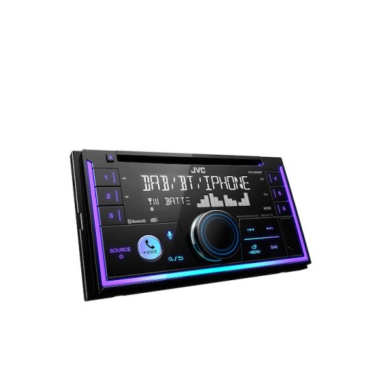 JVC Ηχοσύστημα Αυτοκινήτου 2DIN (Bluetooth/USB/AUX/WiFi/GPS/Apple-Carplay/Android-Auto)
