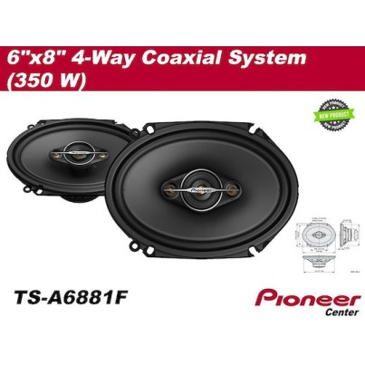 Pioneer TSA6881F Σετ Ηχεία Αυτοκινήτου 6x8