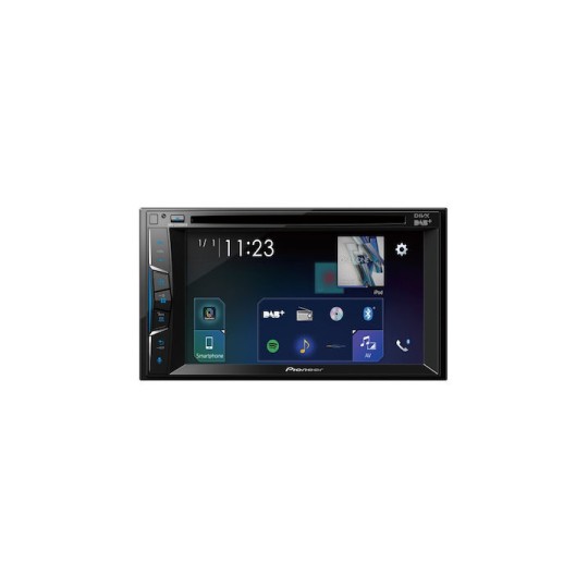 Pioneer Ηχοσύστημα Αυτοκινήτου 2DIN (Bluetooth/USB/WiFi/GPS/Apple-Carplay/Android-Auto/CD) με Οθόνη Αφής 6.2