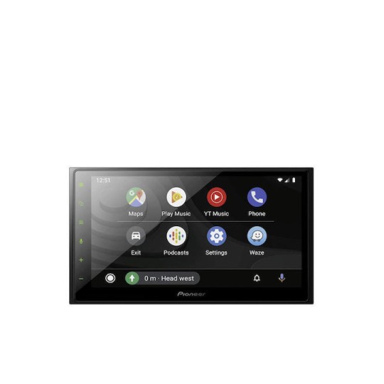Pioneer Ηχοσύστημα Αυτοκινήτου 2DIN (Bluetooth/USB/WiFi/GPS/Apple-Carplay/Android-Auto) με Οθόνη Αφής 6.8