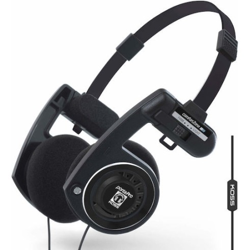 Koss Porta Pro Mic/Remote Ενσύρματα On Ear Ακουστικά Μαύρα / Ασημί