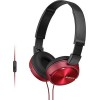 Sony MDR-ZX310AP Ενσύρματα On Ear Ακουστικά Κόκκινα