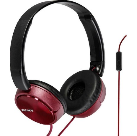 Sony MDR-ZX310AP Ενσύρματα On Ear Ακουστικά Κόκκινα
